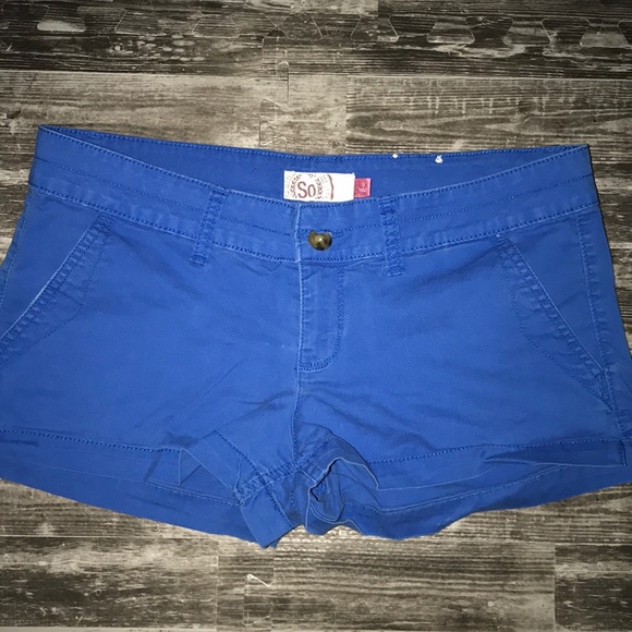 SO Pants - Royal blue shorts